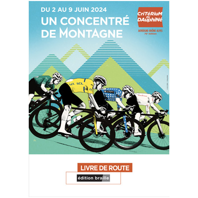 Affiche HandiCapZéro Critérium du Dauphiné - Guide-Vue