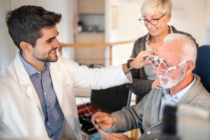 Opticiens Ehpad examen de vue