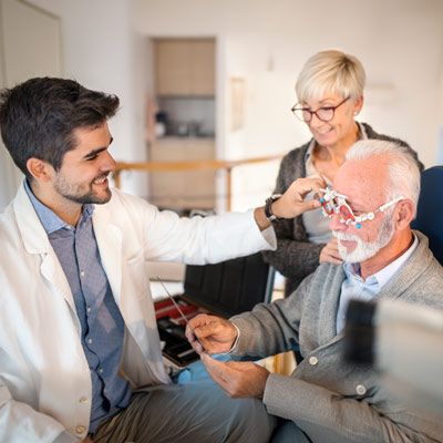 Opticiens Ehpad examen de vue