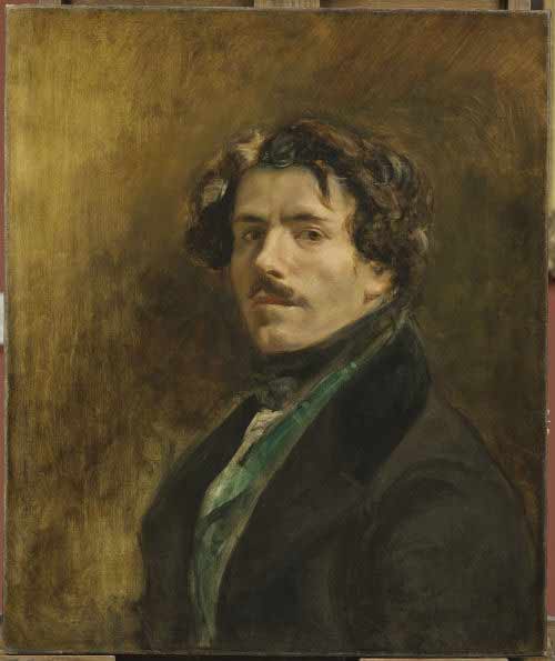 eugene delacroix, figure de l'artiste, louvre