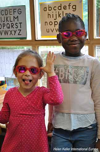 Lunettes de soleil et de vue des enfants