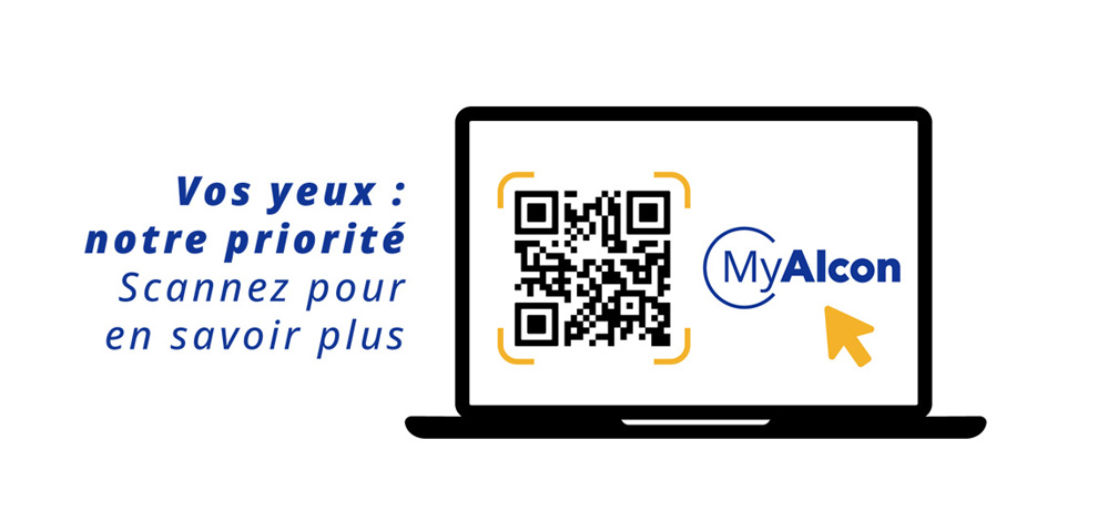 Vos yeux : notre priorité scannez pour en savoir plus