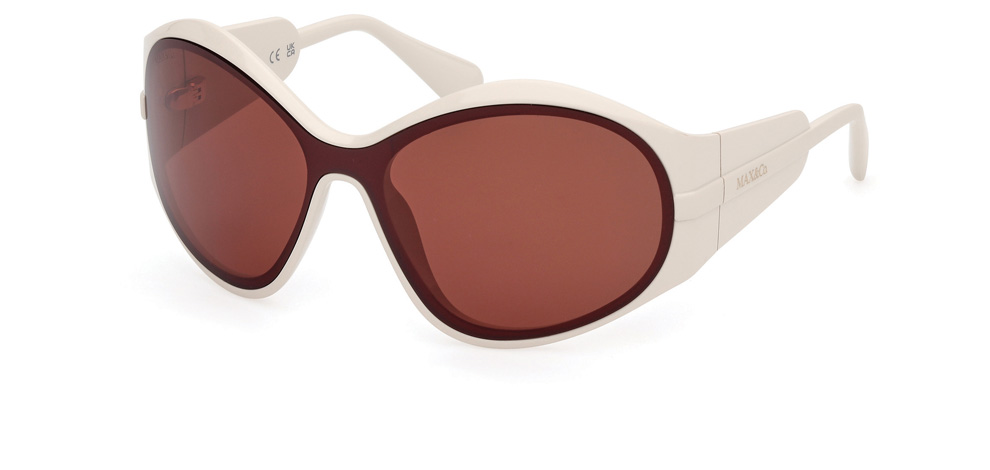Lunettes solaire blanche et rouge