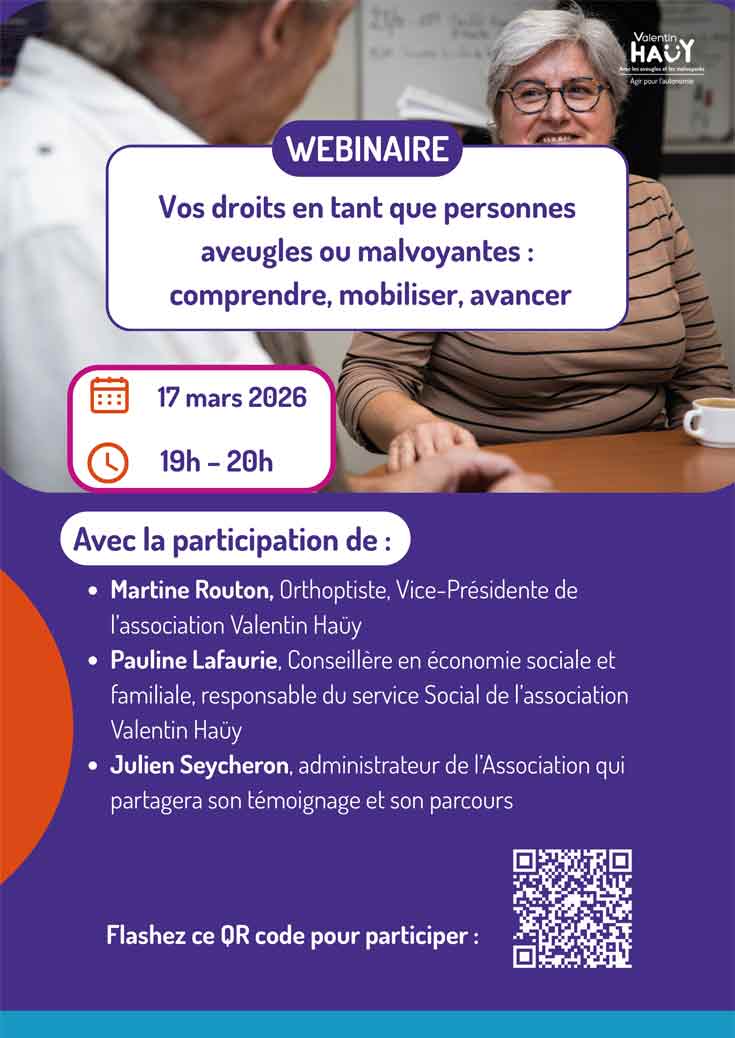Webinaire sur la malvoyance