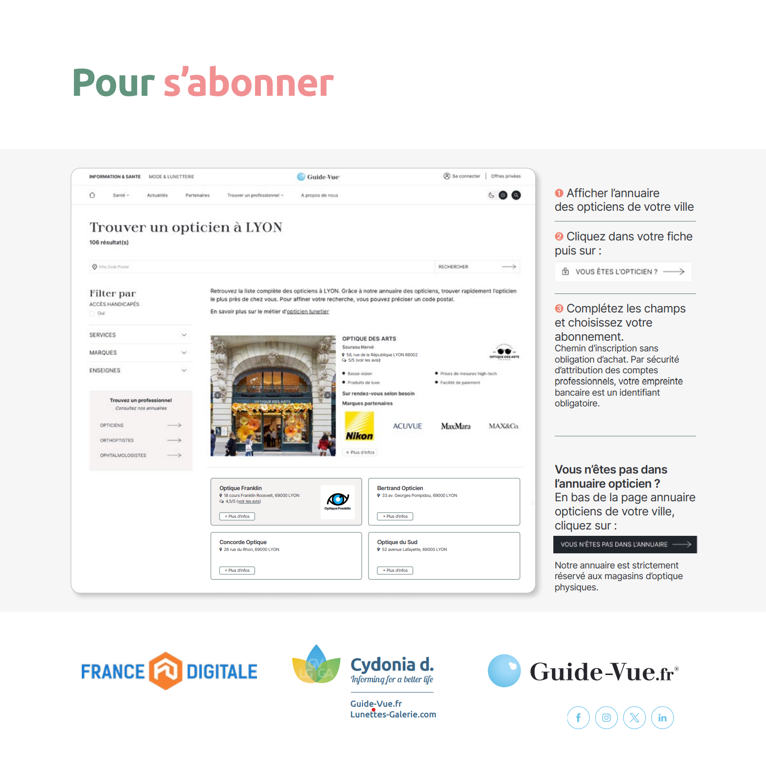 guide vue opticiens