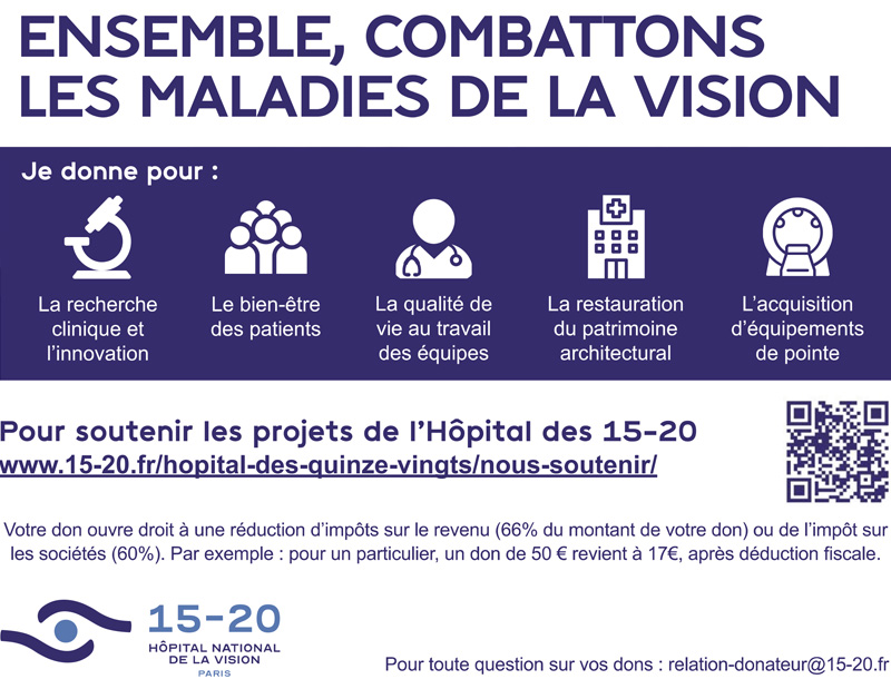 Soutenir l'Hopital des 15-20