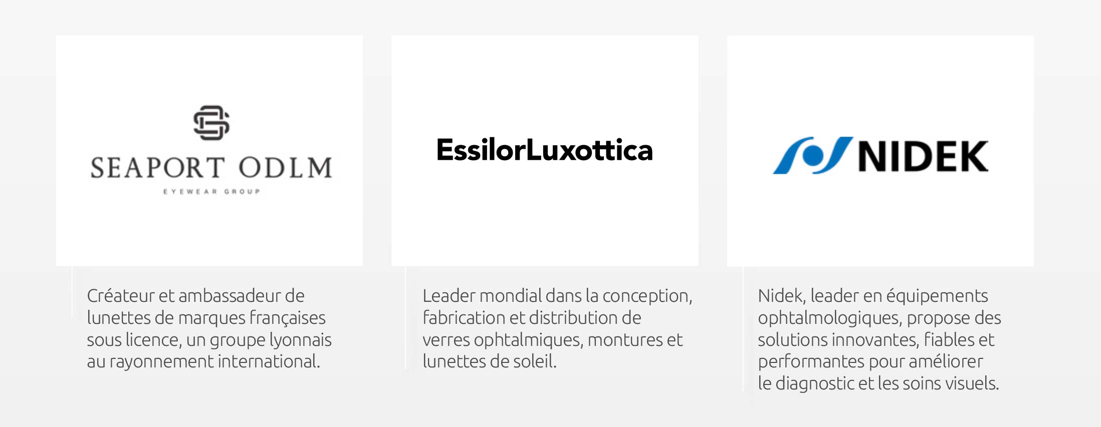 Partenaires du magazine le Guide de la Vue & de l'Audition